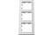 Рамка BRITE 3-ая белая BR-M32-K01 - фото 109601