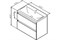 База AM.PM X-Joy под раковину, подвесная 80см, 2 ящика, белый глянец M85AFHX0802WG - фото 125128