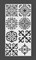 Трафарет DECOR Т45 Национальный узор 350*700мм (1мм) - фото 126263