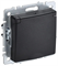 Розетка BRITE с с/з, з/ш и крышкой 16А IP20 черная BR-R16-16-K02 - фото 144073