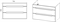 Тумба Марсель под умывальник COMO 80 2 ящика подвесная белая - фото 144778