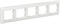 Рамка BRITE 5-ая белая BR-M52-K01 - фото 145071
