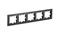 Рамка BRITE 5-ая чёрная BR-M52-K02 - фото 145074