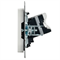 Розетка BRITE двойная компьютерная RJ45 кат.5E белая BR-K20-1-K01 - фото 145092