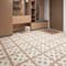 Плитка ALMA CERAMICA напольная Fiesta глаз. на бел.корич. 418*418 3ПГФС004/TFU03FST004 - фото 22272