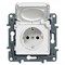 Розетка LEGRAND Etika 2К+З IP44 авт. (белый) 672232 - фото 44694