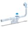 Сифон для ванны AQUAPLAST регулируемый с гофрой 40х50 С19 - фото 47486