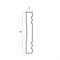 Багет интерьерный Эрмитаж W1080-2/W25/W80(2)G-W25 Бордюр 80-2 Гирлянда цветов, цв. Слоновая кость/28 - фото 49690