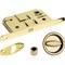 Замок для раздвижных дверей Scivola Т KIT A мат.латунь AGB B03934 50 23 - фото 50190