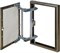 Люк ЭРА под плитку 600*600 на петле, окрашенный металл D6060 ceramo steel - фото 54874