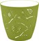 Горшок LUCKY FRIDAY для цветов Boho/BUTTERFLIES 2,5л D175мм круглый, лиственно-зеленый LF1013ЛЗ-20 - фото 60583
