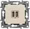 Розетка LEGRAND Etika с USB 672394 слоновая кость - фото 83990