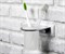 Подстаканник одинарный WASSER KRAFT Kammel белый K-8328 WHITE - фото 84743