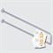 Держатель книг двухрядный 6mm/250*80 weiss alu. 10805-00014 - фото 88632