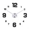 Часы-наклейка DIY Эндерлин чёрные 120см (+ механизм) 2366727 - фото 89759